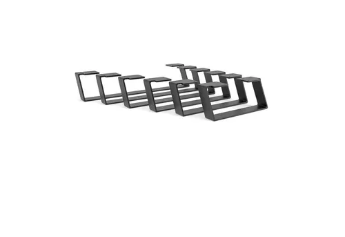 HEVVA Möbelfuß MAILAND - 7 Größen für stilvolle Möbel - Möbelfüße in 7 Größen (20-50 cm) für Kommoden und Sideboards, ideal für DIY-Projekte und zur Aufwertung alter Möbel.
