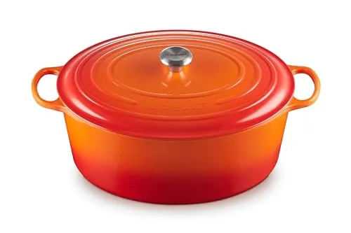 Le Creuset Signature Gusseisen-Bräter, Ø 40 cm in rot von Le Creuset