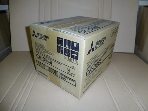 MITSUBISHI CK D 868 Thermodrucker - Drucker-Fotopapier mit glänzender Papierveredelung, speichert bis zu 860 Bilder in 10x15cm oder 430 Bilder in 15x20cm für beeindruckende Fotoprints.