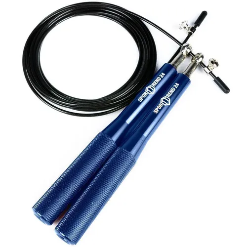 Sporttrend 24® Springseil Speed Rope Sprungseil Hüpfseil Training Blau
