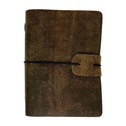 FTWDesign Reused Leder Notizbuch in braun von FTWDesign