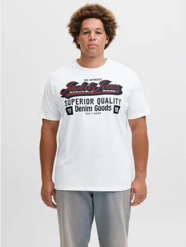 Jack & Jones PlusSize T-Shirt JJELOGO TEE SS ONECK 2 COL AW25 NOOS PLS
