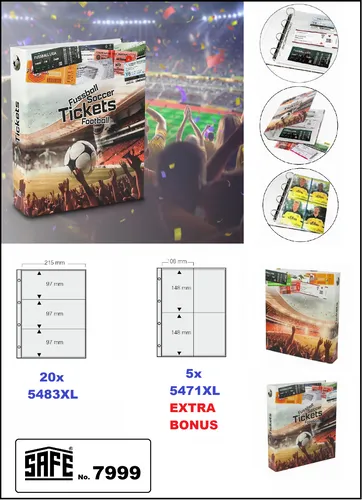 Ticket Album für Fußball-Tickets