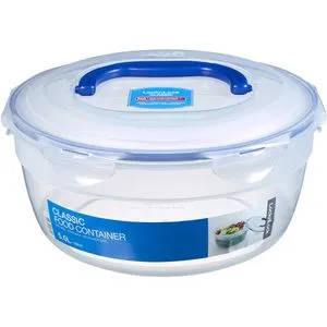 LockundLock Schüssel HSM948H, 5 Liter - BPA-frei mit Deckel - Luftdichte Kunststoffschüssel mit 5 Litern Fassungsvermögen, ideal für den Transport flüssiger Lebensmittel. Spülmaschinen- und mikrowellengeeignet, mit 4 Sicherheitsverschlüssen und Griff.