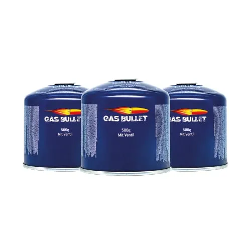 Gas Bullet ® Gaskartusche 500g für Gaskocher und Schraubventilgeräte