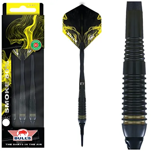 Bull's NL Soft Darts Smoke Gold 80% Tungsten Softtip Darts Softdart 18 g
