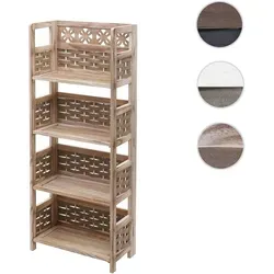 Mendler Regal HWC-K86, klappbares Standregal mit 4 Ablagen von Mendler