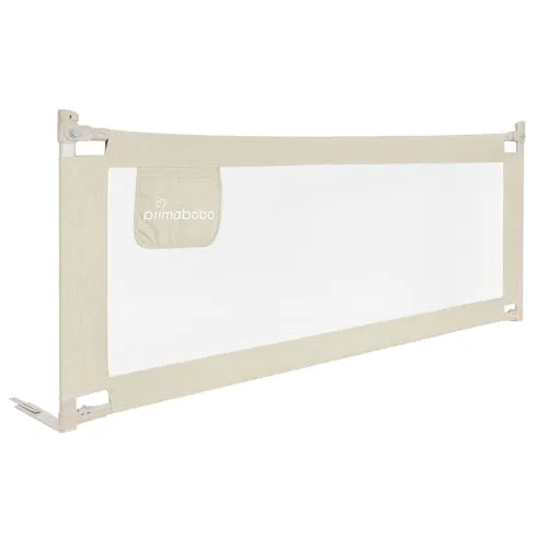 Primabobo Bettgitter Set 3 Stück Beige – Rausfallschutz für Kinderbett