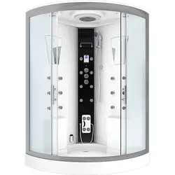 Duschkabine D26-TH-ALL Duschtempel 130x130 cm mit Multimedia-Funktionen
