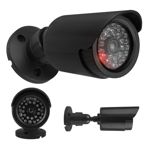 Attrappe einer Röhrenkamera IR-LEDs schwarz Stromversorgung 2xAA (nicht im Lieferumfang enthalten) ABS IR1800 B