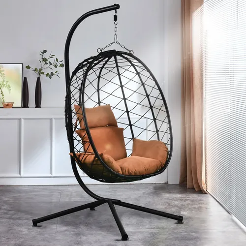 Luxus Hängesessel NEW XXL mit Gestell und Kissen von Ramroxx