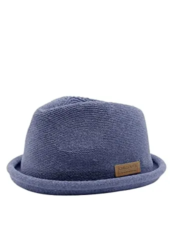 CHILLOUTS Tocoa Hat - Unisex Pork Pie Hut - Klassischer Pork Pie Hut für Herren und Damen, aus 100% Polyester, crushable und verstellbar für perfekte Passform. Ideal für Sommeraktivitäten und Reisen.