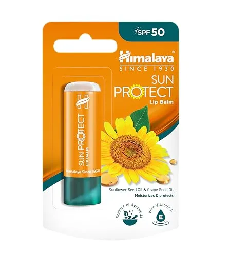 Himalaya Sun Protect Lip balm with SPF 50 and Protection Against UVA Rays, Protects Your Lips from Sun Damage, 4,5g