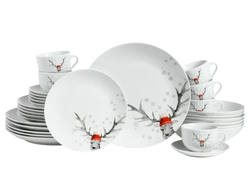 CreaTable Kombiservice 30-tlg. Luna Hirsch von CreaTable