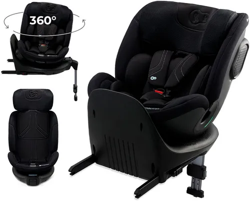Kinderkraft XRIDER 2 i-Size - Autositz 40-150 cm, 360° drehbar - Kindersitz für 40-150 cm, wächst mit Ihrem Kind, bietet 360°-Drehfunktion und 8 Liegepositionen für höchsten Komfort und Sicherheit.