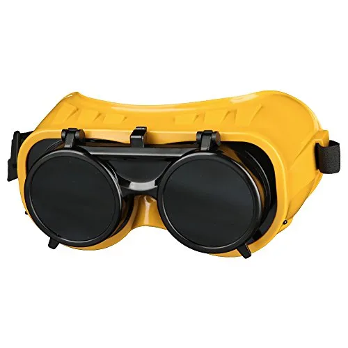 SCAPP Schweißerbrille P, klappbar, belüftet, aus Weichplastik, für Gläser Ø 50 mm, inkl. Schutzgläser DIN 5, Autogenbrille