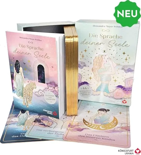 Die Sprache deiner Seele - 44 Inspirationskarten - Selbstfindung & -bestimmung: Inspirierende Karten für persönliche Reflexion und kreative Entfaltung.