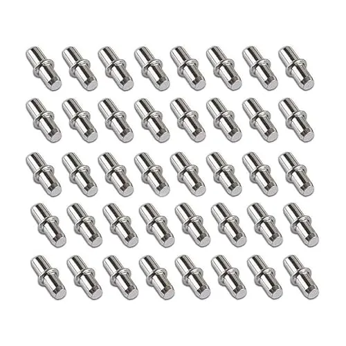 Bodenträger Duplo 5 mm mit Ring, 15 mm x 5 mm Regalbodenträger Regalstifte