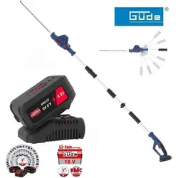 Güde Teleskop-Heckenschere HST 18 mit Akku 4.0 Ah
