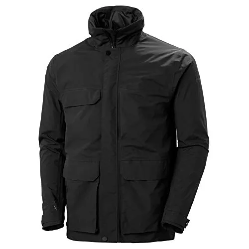 Helly Hansen Herren Regenjacke Utility Regenjacke, Black, XL, 53415