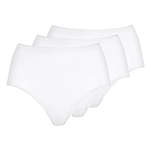 Mey Damen Taillenslip Serie 2000 - 3er Pack, Größe 42, weiß - Bequemer Taillenslip ohne Seitennähte, gefertigt aus natürlicher Baumwolle. Der elastische Tunnelbund sorgt für optimalen Tragekomfort. Ideal für den täglichen Gebrauch.