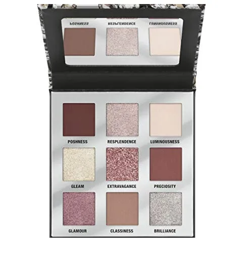 Catrice Jewel Overload Eyeshadow Palette, Nr. C02 Ruby Extravagance, mehrfarbig, 9 Rot-Töne, sofortiges Ergebnis, glitzernd, matt, metallisch, schimmernd (7,2g)