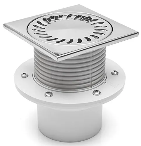 Duschablauf Badablauf Edelstahl 150x150 mm DN 110 441