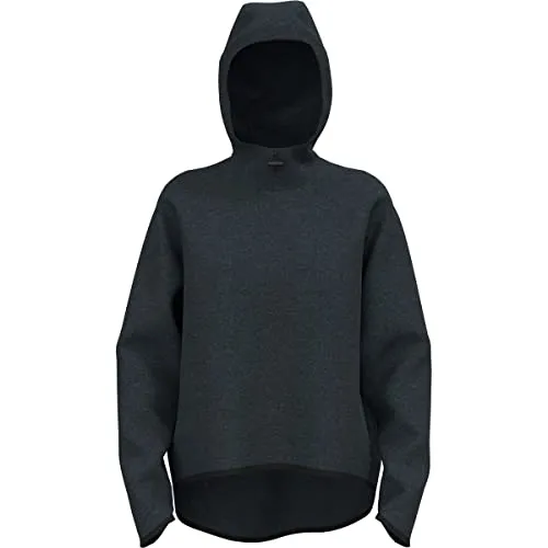 Odlo Laufshirt Damen Langarm Active 365 Knit Hoodie - Skipullis und Hoodies für Frauen, mit herausragender Feuchtigkeitsregulierung und weichem French Terry Material für optimalen Komfort während deiner sportlichen Aktivitäten.