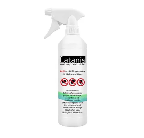 Latanis IV16vet Schädlingsbekämpfungsspray - 470 ml - Ungezieferschutz mit effektiver Insektenbekämpfung, ideal zur gezielten Umgebungsbehandlung gegen Parasiten.