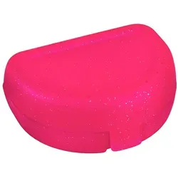 Zahnspangenbox small pink transparent