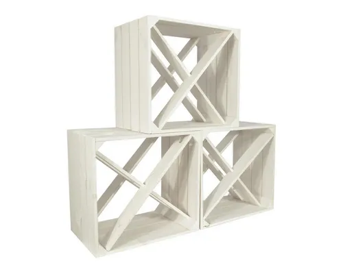 Weinregale Weiß von CHICCIE