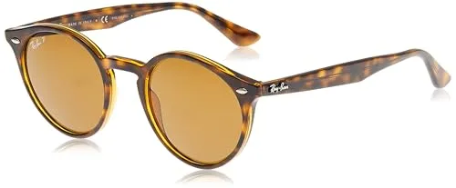 Ray Ban Unisex Sonnenbrille RB2180, Gr. Medium (Herstellergröße: 49), Braun (Gestell: havana, Gläser: braun polarisiert 710/83)