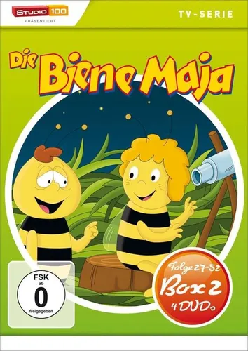 DIE BIENE MAJA BOX 2 (Folge 27-52) * 4 DVD * NEU * OVP