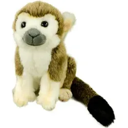 Uni Toys Affe Äffchen Totenkopfäffchen Kuscheltier Plüschtier Stofftier - Beige