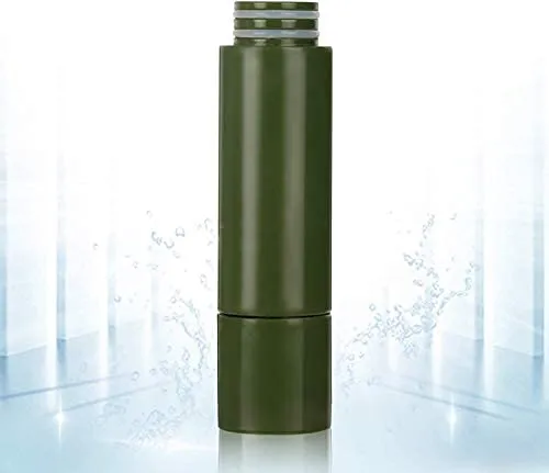 Purewell Austauschbarer Wasserfilter für tragbare filterbare Wasserreiniger - Notwasserfilterpumpe mit 4-stufigem integrierten Filter für Camping Wandern Backpacking