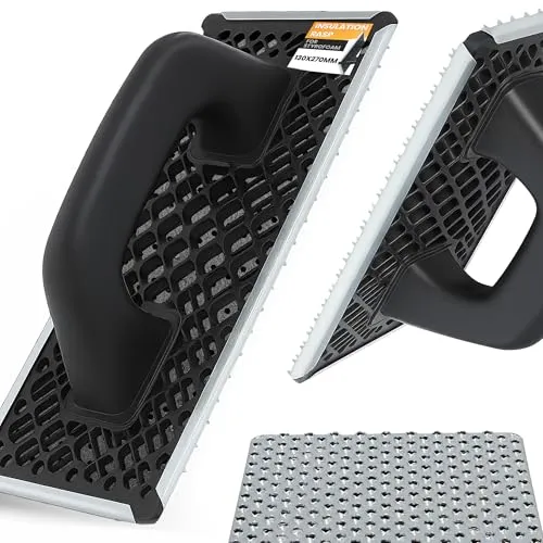 Instalguru Styropor Raspel Putzkratzer 130x270 mm Schleifbrett Schleifer Styroporraspel Raspelbrett Styroporschaber Reibebrett Kratzbrett Nivellieren von Styroporplattenstößen