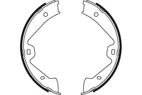 Produktbild TRW Bremsbackensatz GS8776, hochwertige Feststellbremse