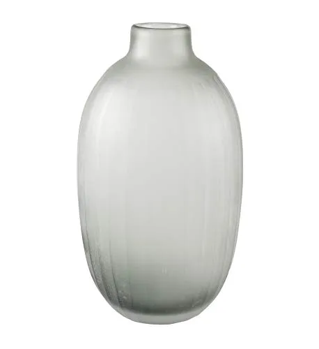Kaheku Vase Tamura grau matt Schliff, Durchmesser 11,5 cm, Höhe 20,5 cm 877006505