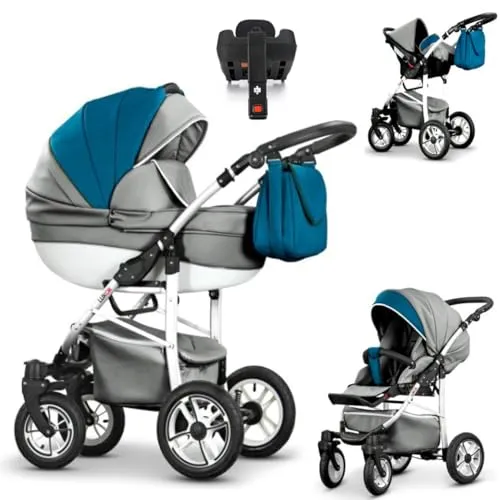Kinderwagen-Set Craft Eco 5 in 1 inkl. Sportsitz, Autositz, Iso Base und Zubehör
