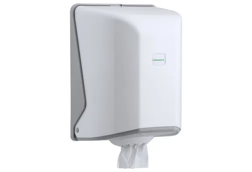 SANISMART Papierhandtuch SANISMART Rollenpapierspender BETULA für nicht-perforierte Papierrollen 19 cm Durchmesser