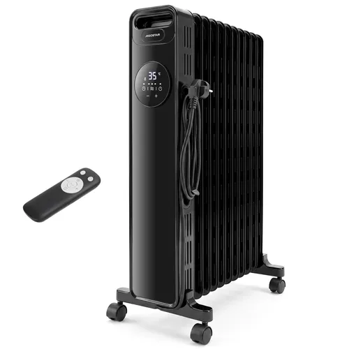 Aigostar Ölradiator 11 Rippen Heizung mit Thermostat & Fernbedienung