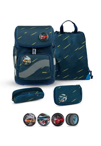 Belmil Schulranzen Smarty Plus Premium mit Brust- & Hüftgurt