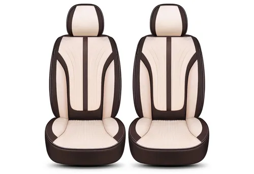 BREMER SITZBEZÜGE Autositzbezug für Peugeot 207 Bj 2006-15 (V2) - Elegante Schonbezüge in Braun/Beige für Peugeot 207, atmungsaktiv und pflegeleicht, ideal für Sitzheizungen. Schützen Sie Ihre Sitze vor Abnutzung und genießen Sie höchsten Komfort.
