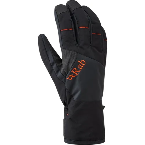 Rab Cresta GTX Gloves black/beluga (BL) S in schwarz von Rab