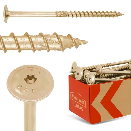 50x Holzschrauben TX 10x160 Bauschraube Spanplattenschrauben Konstruktionsbolzen