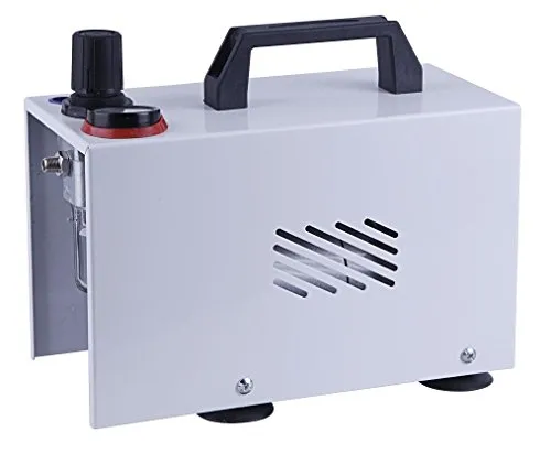 Airbrush Kompressor AS18B kompakt mit Manometer Druckminderer Abschaltautomatik
