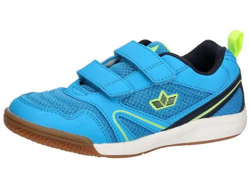Lico Boulder V Hallenturnschuhe, Blau/Marine/Lemon, 31 EU von LICO