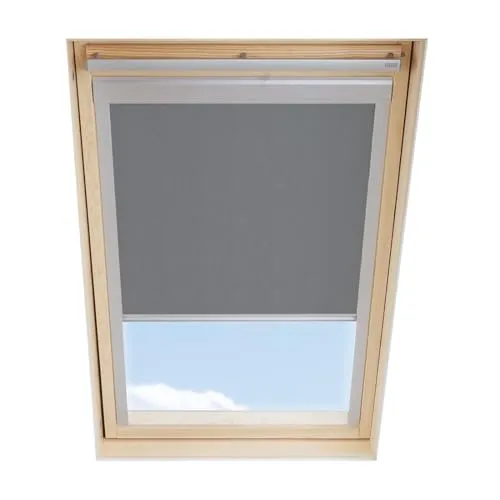 Dachfenster Verdunkelungsrollo kompatibel mit VELUX, Grau, für M06