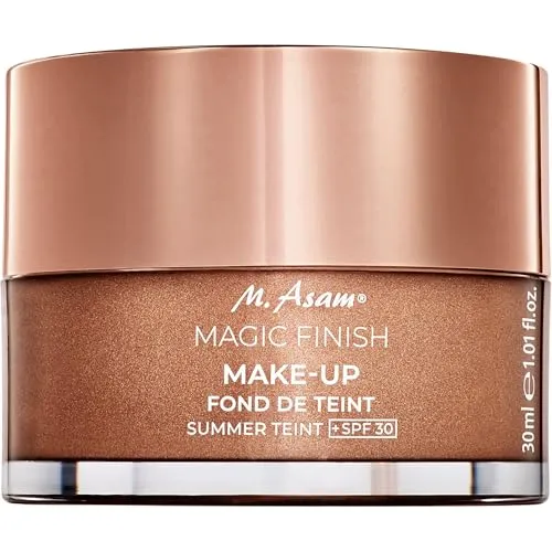M. Asam Magic Finish Summer Teint - 4-in-1 Primer, Make up, Puder Concealer, perfektioniert gebräunte Haut mit LSF 30, vegan und ideal für den Sommer
