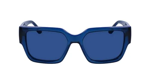 Karl Lagerfeld KL6142S Damen-Sonnenbrille - Stilvolle Eleganz in Blau - Sonnenbrillen für Damen | Hochwertiges TR90-Gestell, stylisches eckiges Design und UV-Schutz für perfekten Tragekomfort und modischen Auftritt.
